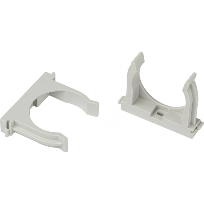 Держатель для труб (клипса) ЭРА Б0062104 d20мм CLIP-20-G-MP прямой монтаж серый B0062104