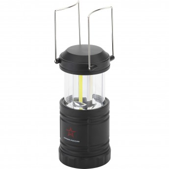 Фонарь кемпинговый светодиодный ЭРА АРМИЯ РОССИИ KB-502 на батарейках складной мощный светильник с магнитом и крючком черный