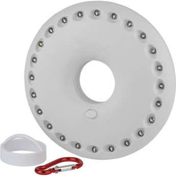 Фонарь кемпинговый светодиодный ЭРА KB-501 НЛО на батарейках с магнитом и карабином походный яркий светильник Фонарь кемпинговый светодиодный ЭРА KB-501 НЛО на батарейках с магнитом и карабином походный яркий светильник