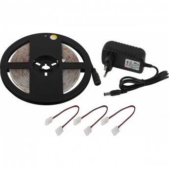 Комплект светодиодной ленты ЭРА Б0043064 2835kit-4.8-60-12-IP65-2700 теплый белый12В 5м Комплект светодиодной ленты ЭРА Б0043064 2835kit-4.8-60-12-IP65-2700 теплый белый12В 5м