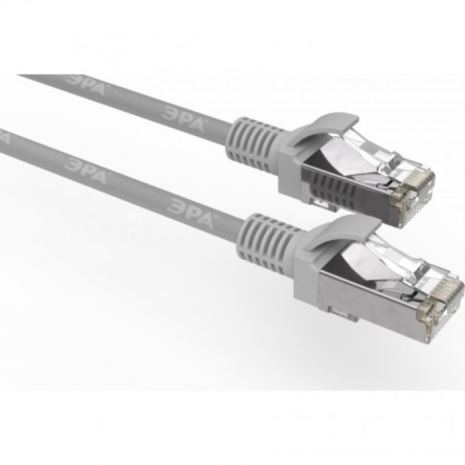 Патч корд ЭРА SIMPLE F/UTP экранированный 5 м категория 5e серый B0051384
