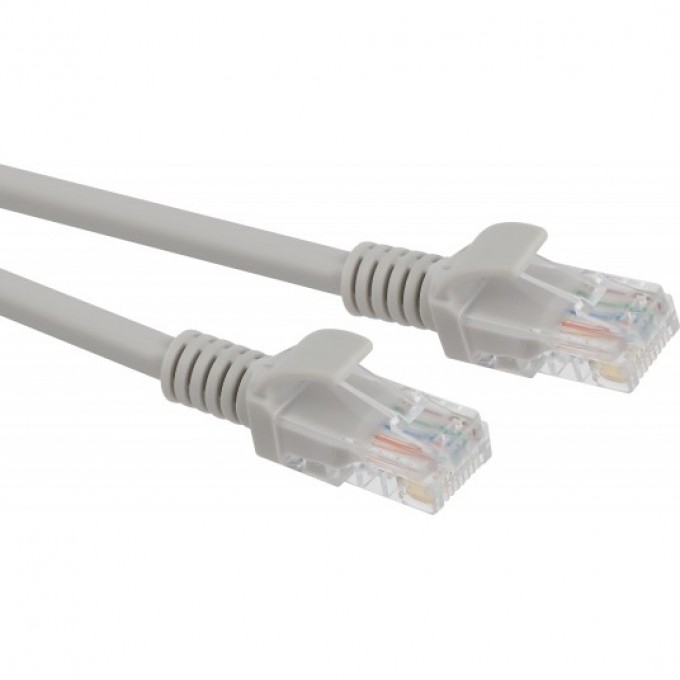 Патч корд ЭРА U/UTP неэкранированный 0,5 м категория 5e серый CU B0051408