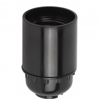 Патрон ЭРА Е27 подвесной бакелит черный x50