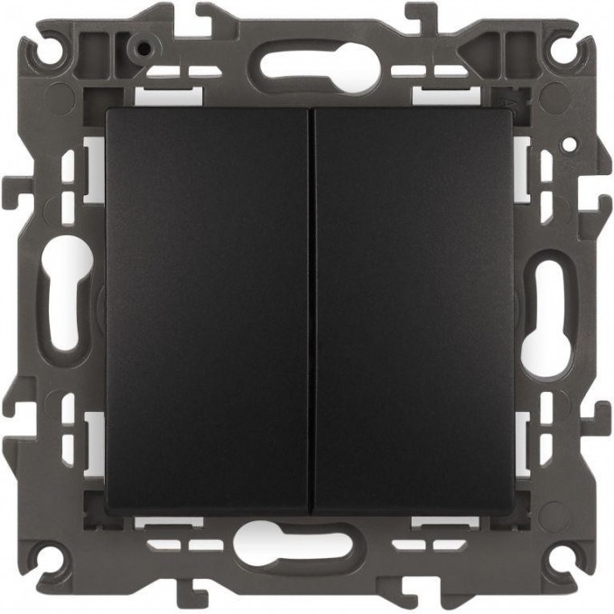 Переключатель ЭРА ELEGANCE 14-1106-05 10А IP20 250В 10AX антрацит B0034247