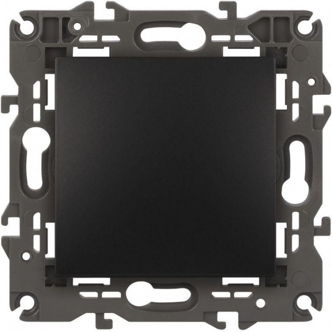 Переключатель перекрестный 1-клавиша ЭРА ELEGANCE 14-1108-05 10А IP20 250В 10AX антрацит B0034261