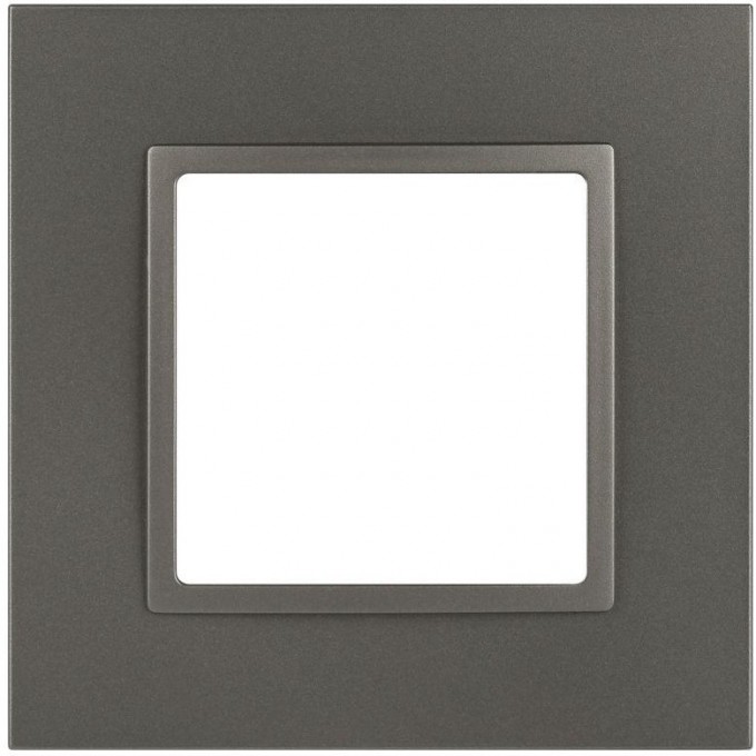 Рамка для розеток и выключателей ЭРА ELEGANCE Б0065823 14-5011-16 Classic на 1 пост титан B0065823