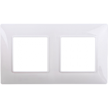 Рамка на 2 поста ЭРА ELEGANCE 14-5002-01 белый