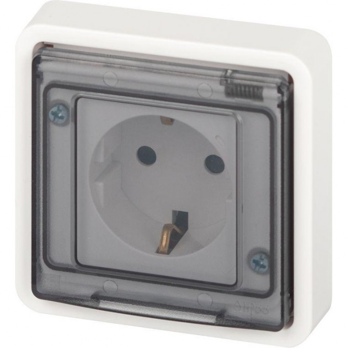Розетка ЭРА ЭКСПЕРТ 11-2521-01 2P+E IP55 16А-250В СУ белая B0063259