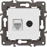 Розетка ЭРА ELEGANCE Б0065767 14-3110-01М RJ45+TV матовый белый Розетка ЭРА ELEGANCE Б0065767 14-3110-01М RJ45+TV матовый белый