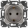 Розетка ЭРА ELEGANCE Б0065802 14-2101-16 2P+E Schuko 16А-250В титан Розетка ЭРА ELEGANCE Б0065802 14-2101-16 2P+E Schuko 16А-250В титан