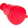 Розетка ЭРА R8-RED-IP44 каучуковая c заземлением прямая 16A IP44 красная B0044548