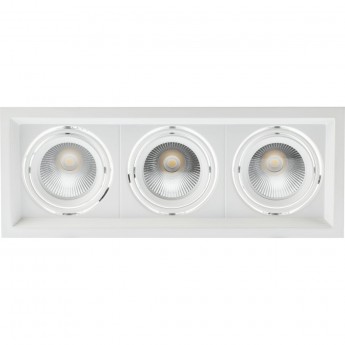 Светильник карданный встраиваемый ЭРА SKD-13-36-40K-W20 3х20Вт 4000K 5400Лм 390х150х110 Светильник карданный встраиваемый ЭРА SKD-13-36-40K-W20 3х20Вт 4000K 5400Лм 390х150х110