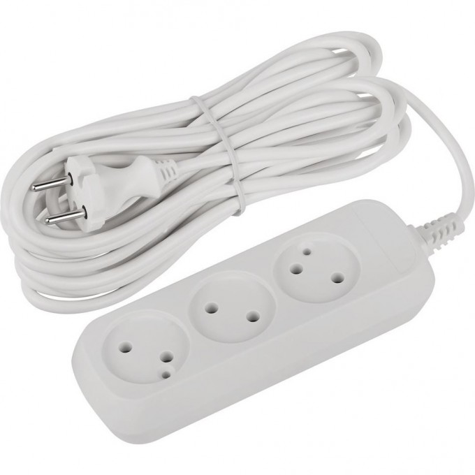 Удлинитель электрический ЭРА UDL-16-330-E Greenline 3 розетки с заземлением 3м ПВС 3х1кв.мм B0064970