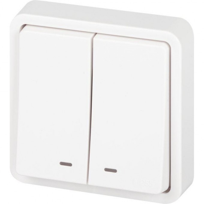 Выключатель ЭРА ЭКСПЕРТ 11-1525-01 с подсветкой IP55 10АХ-250В СУ белый B0063304