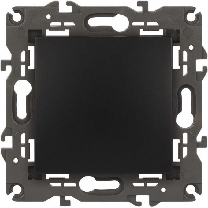 Выключатель ЭРА ELEGANCE 14-1101-05 10А IP20 250В 10AX антрацит B0034212