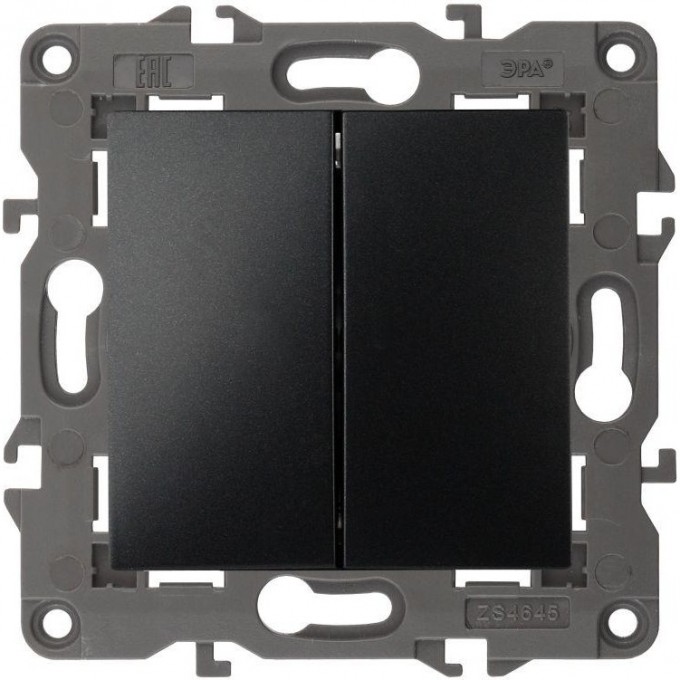Выключатель ЭРА ELEGANCE 14-1104-05 10А IP20 250В 10AX антрацит B0034234