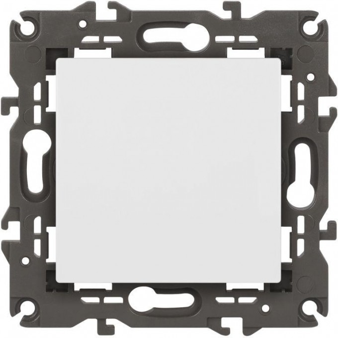 Выключатель ЭРА ELEGANCE Б006578014-1101-01М 10АХ-250В матовый белый B0065780